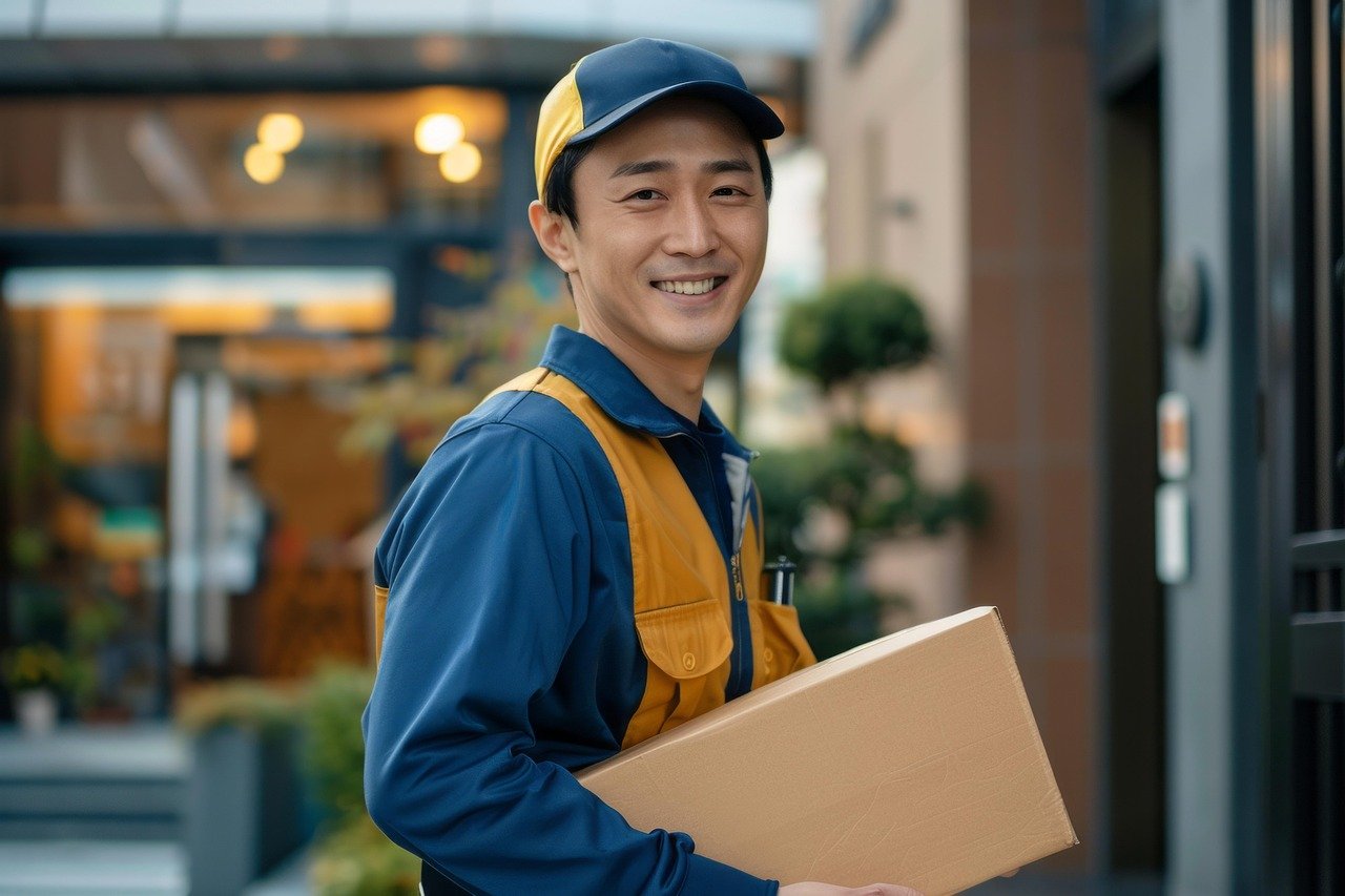 box, delivery, courier, holding, worker, carrying carrying, shipping shipping, package, service, cardboard, person, parcel, cap, uniform, carton, people, moving moving, delivering, warehouse, carry, hat, business, mailman, postman, deliver deliver, courier, courier, courier, courier, courier, mailman, postman