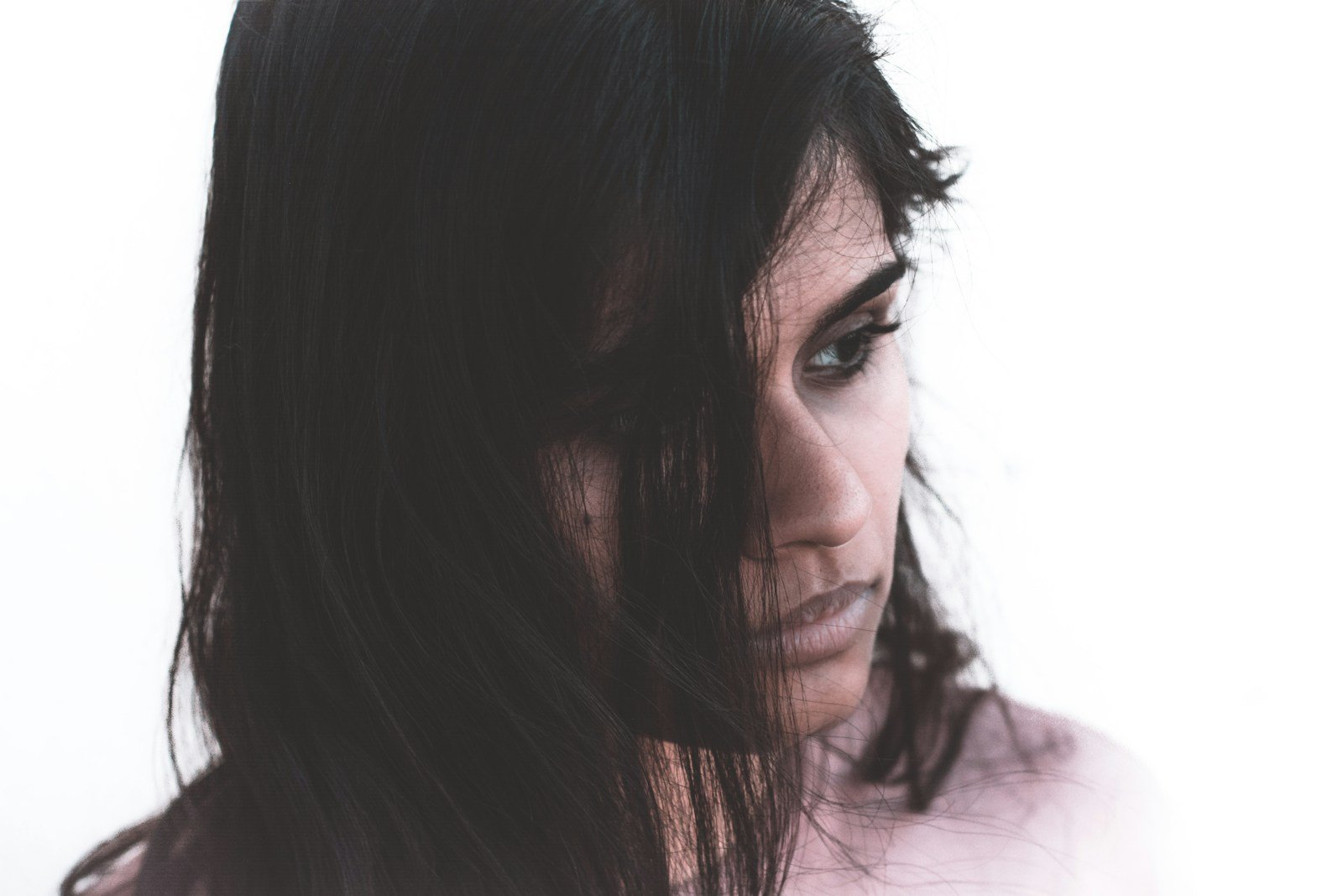 woman with black hair