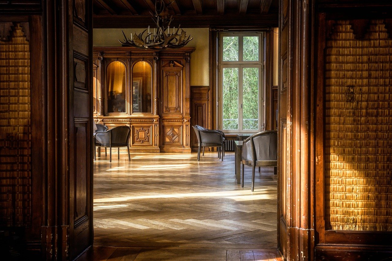 room, space, parquet, salon, smoking rooms, wood, nature, chair, wooden floor, light space, sun, light, living room, design