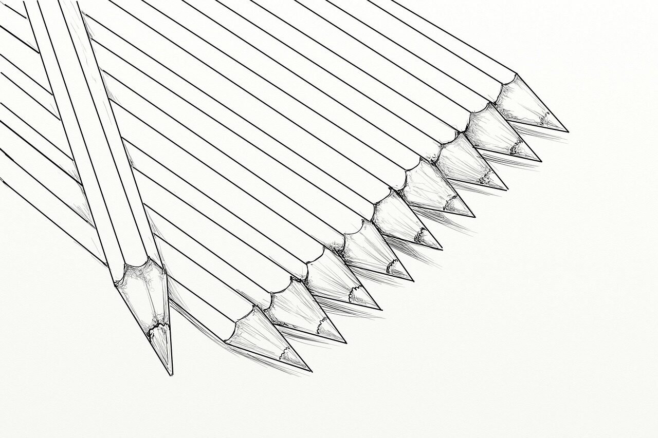 pencils, art supplies, school supplies, drawing, artwork, sketch